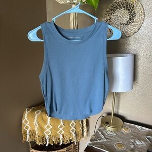 American Eagle Outfitters Dusty Blue Tank Top